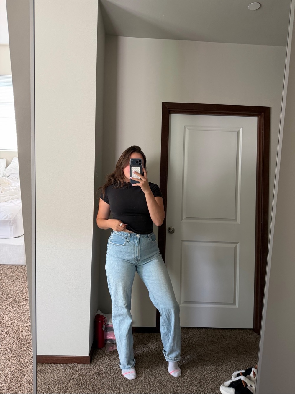Abercrombie & Fitch the 90s relaxed Jean high rise